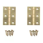 Bisagra V1802 2-1/2" x 1-3/4" laton National Hardware N211-391 (2 por paquete)