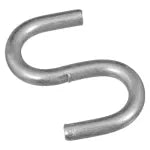 Gancho abierto en S 3/4" galvanizado National Hardware N121-533 (8 por paquete)