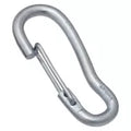 Gancho mosqueton seguro de alambre 5/16" x 2-1/4" (85 libras) galvanizado National Hardware N222-901