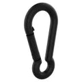Gancho mosqueton de acero 1/4" x 2" (146 libras) negro National Hardware N820-092