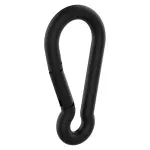 Gancho mosqueton de acero 5/16" x 2 3/8" (300 libras) negro National Hardware N820-111