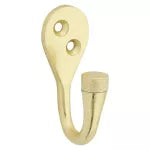 Gancho multiproposito Powell 2-5/8" oro cepillado National Hardware N337-911 (2 por paquete)