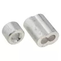 Gaza aluminio para cable de acero 5/32" aluminio National Hardware N283-895 (2 por paquete)
