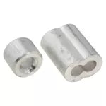 Gaza aluminio para cable de acero 5/32" aluminio National Hardware N283-895 (2 por paquete)