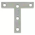 Platina de refuerzo en T 3" x 3" galvanizado National Hardware N266-429