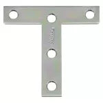 Platina de refuerzo en T 3" x 3" galvanizado National Hardware N266-429