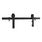 Riel para puerta corrediza 96" negro mate National Hardware N700-004