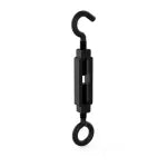Tensor para cable de acero gancho-argolla 3/8" x 10-1/2" negro National Hardware N820-115