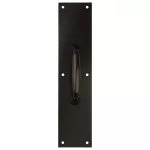 Tiradera de manija con placa 3-1/2" x 15" bronce aceitadoNational Hardware N270-402