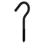 Tornillo gancho para techo 1/4" x 4-1/4" negro National Hardware N820-102
