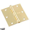 Bisagra de puerta 3-1/2” x 3-1/2” bronce pulido 512 National Hardware N400-015 (2 por paquete)