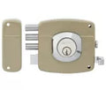 Llavin triple de sobreponer Rimlock 101 beige izquierdo Fanal 91010-346