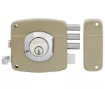 Llavin triple de sobreponer Rimlock 101 beige derecho Fanal 91010-347