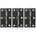 Bisagra de puerta 3" x 1-15/16" negro mate Fanal N888-023 (3 por paquete)