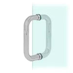 Tiradera tipo C 50 x 170 mm cromo US32 Yale 16587