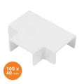 Derivacion en T para canaleta 100 x 40 mm JSL GT10040B