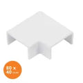 Angulo plano para canaleta 80 x 40 mm JSL AP8040B