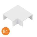 Angulo plano para canaleta 80 x 40 mm JSL AP8040B