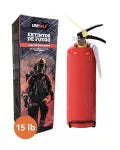 Extintor polvo quimico ABC 15 libras Unimax E-15LB-ABC