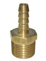 Acople para manguera macho de laton solido 1/2" Truper