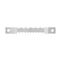 Colgador de acero tipo caiman 65 mm Fiero COLCA-65 / 49382 (100 por paquete)