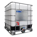 Tanqueta plastica base metalica reforzada IBC para quimicos 1000 litros Ecotank