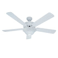Ventilador de techo 5 aspas 52" para interior con luz blanco Classic Deluxe 21917