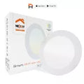 Lampara inteligente WiFi empotrada redonda LED 12W 1050lm (155 cm) blanca Nexxt Home NHB-W710