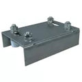 Guia para porton corredizo 6 cm con placa de 35 cm nylon Grossor 109601