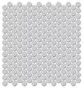 Mosaico mate Penny NatureGlass White 28.7 x 28.4 cm ONIPENWHIM