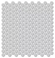 Mosaico mate Penny NatureGlass White 28.7 x 28.4 cm ONIPENWHIM