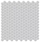 Mosaico mate Penny NatureGlass White 28.7 x 28.4 cm ONIPENWHIM