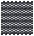 Mosaico mate Penny NatureGlass Black 28.7 x 28.4 cm ONIPENNABM