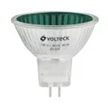 Bombillo halogeno GU5.3 MR16 50W 500lm verde Volteck JR-50V / 47257