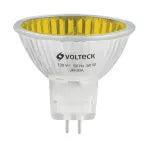 Bombillo halogeno GU5.3 MR16 50W 500lm amarillo Volteck JR-50A / 47256