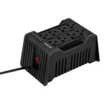 Regulador de voltaje 8 tomas 1200V 600W negro Volteck RV-1200 / 45573