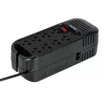 Regulador de voltaje 8 tomas 1600V 800W negro Volteck RV-1600 / 45574