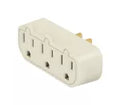 Multicontacto 3 tomas aterrizado 15A 127V Volteck MUL-320G / 47199