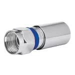 Fitting de presion para cable coaxial RG6 volteck COCO-6RI / 48328 (2 por paquete)