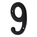 Numero para puerta #9 de laton negro Hermex NUCH-9N / 47862