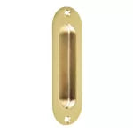 Tiradera empotrada ovalada laton brillante Hermex JALE-12 / 48992