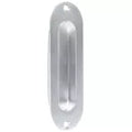 Tiradera empotrada ovalada cromo brillante Hermex JALE-32 / 46239