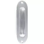 Tiradera empotrada ovalada cromo brillante Hermex JALE-32 / 46239