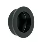 Tiradera empotrada redonda 40 mm negro mate Hermex JALED-63 / 47802