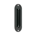 Tiradera empotrada ovalada negro mate Hermex JALE-62 / 47800