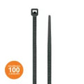 Amarra plastica 4.8 x 200 mm negra Kualox KX-PP004 (100 por paquete)