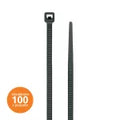 Amarra plastica 4.8 x 400 mm negra Kualox KX-PP005 (100 por paquete)