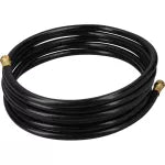 Manguera para gas PVC 3/8" x 5 metros con conexion negra Foset MGAN-50 / 40079