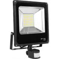Reflector LED 50W alta intensidad con sensor de movimiento negro Volteck Lait REF-903L / 49896