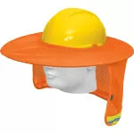 Protector solar plegable para casco naranja con reflejante Truper PROCA-N / 100353